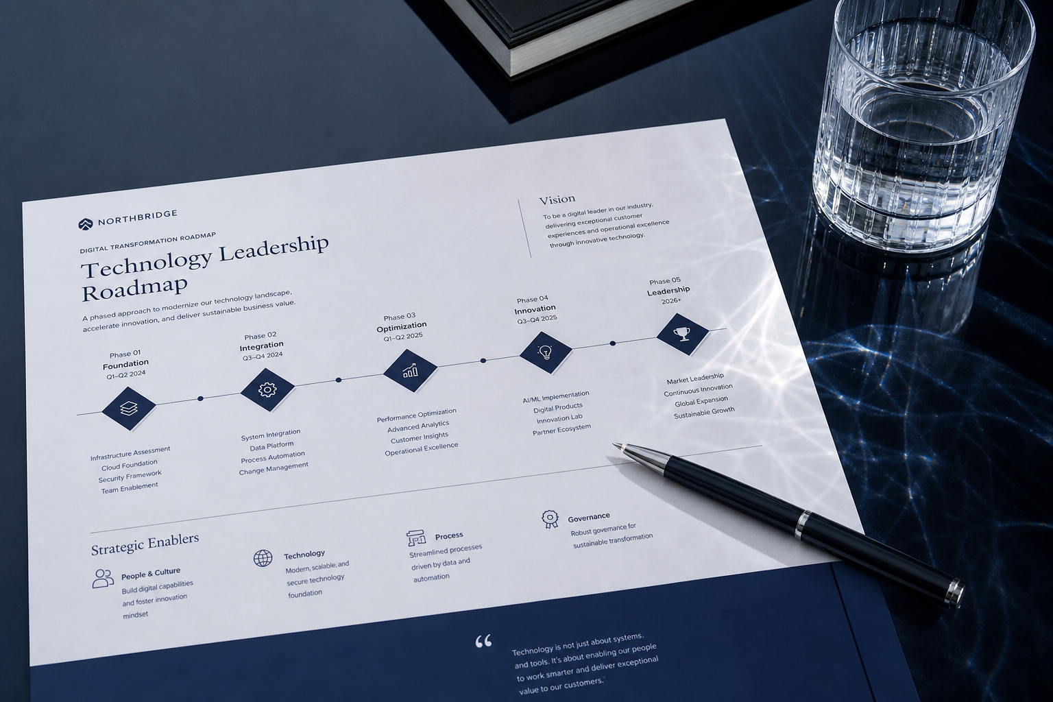 Digital transformation strategy — HELPATH delivering technology roadmap and execution plan for a UK manufacturing firm